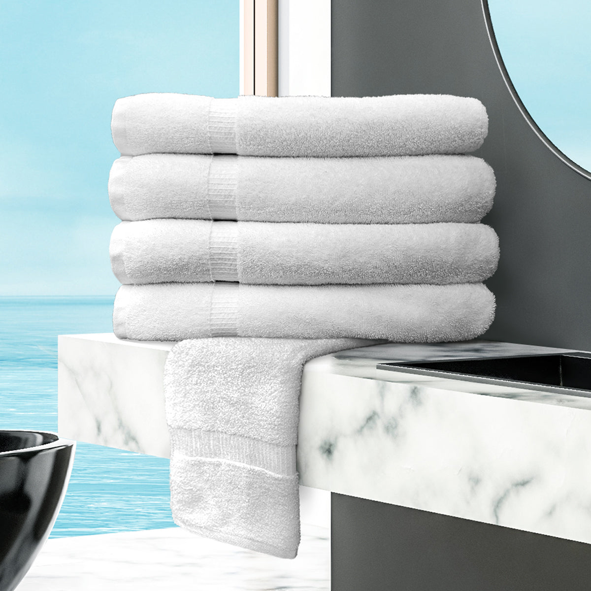 Bath Towel - Oxford Bellezza Towel