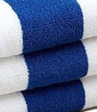 Oxford Tropical Stripe Pool Towels