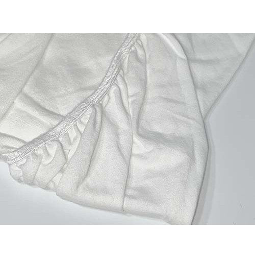 White Oxford Knitted Fitted Sheet